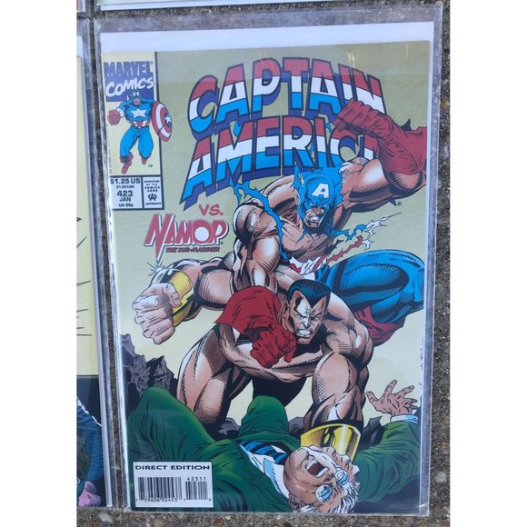 CAPTAIN AMERICA 419, 420, 421, 423 Silver Sable! Viper! Blazing Skull! Namor! VF - Picture 5 of 5